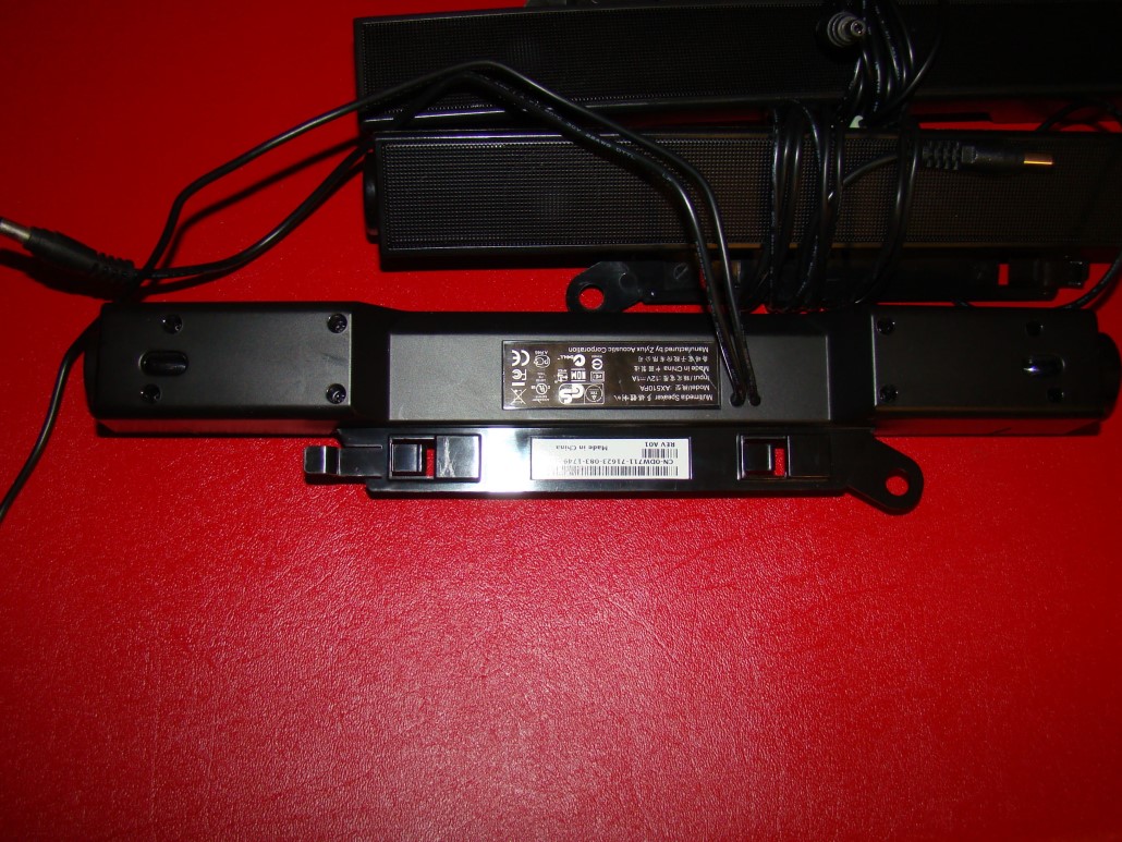 Lot of (3) Black Dell Multimedia Speaker Bar AX510 0C730C 0DW711 Free