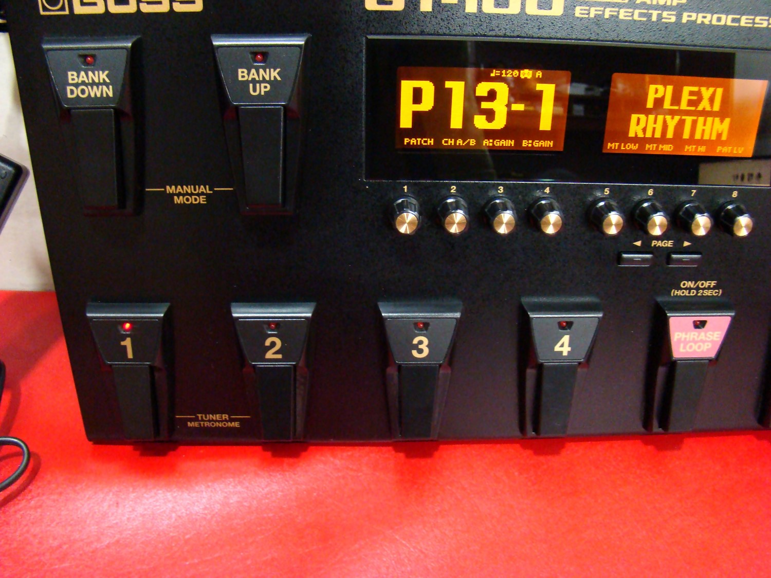 BOSS GT-100 Multi-Effects Guitar Effect Pedal COSM AMP EFFECTS