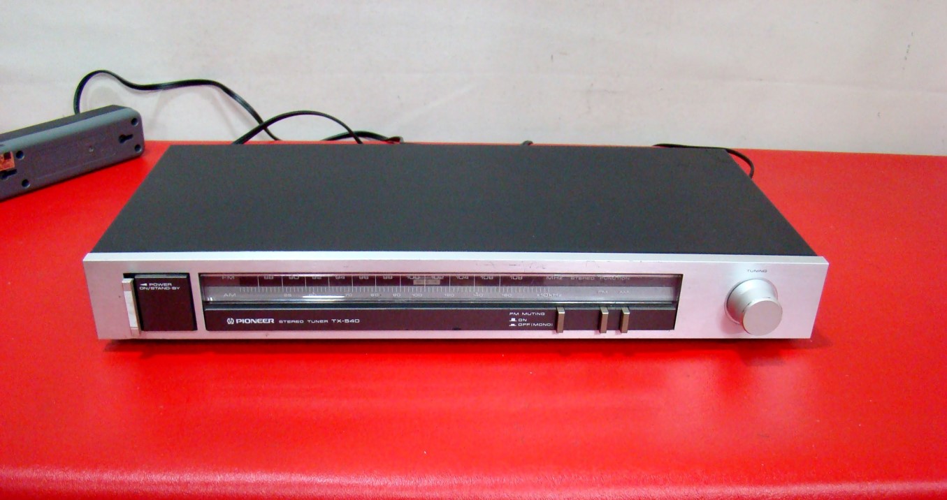 Vintage Pioneer TX-540 AM FM Stereo Tuner Power-on Tested FOR