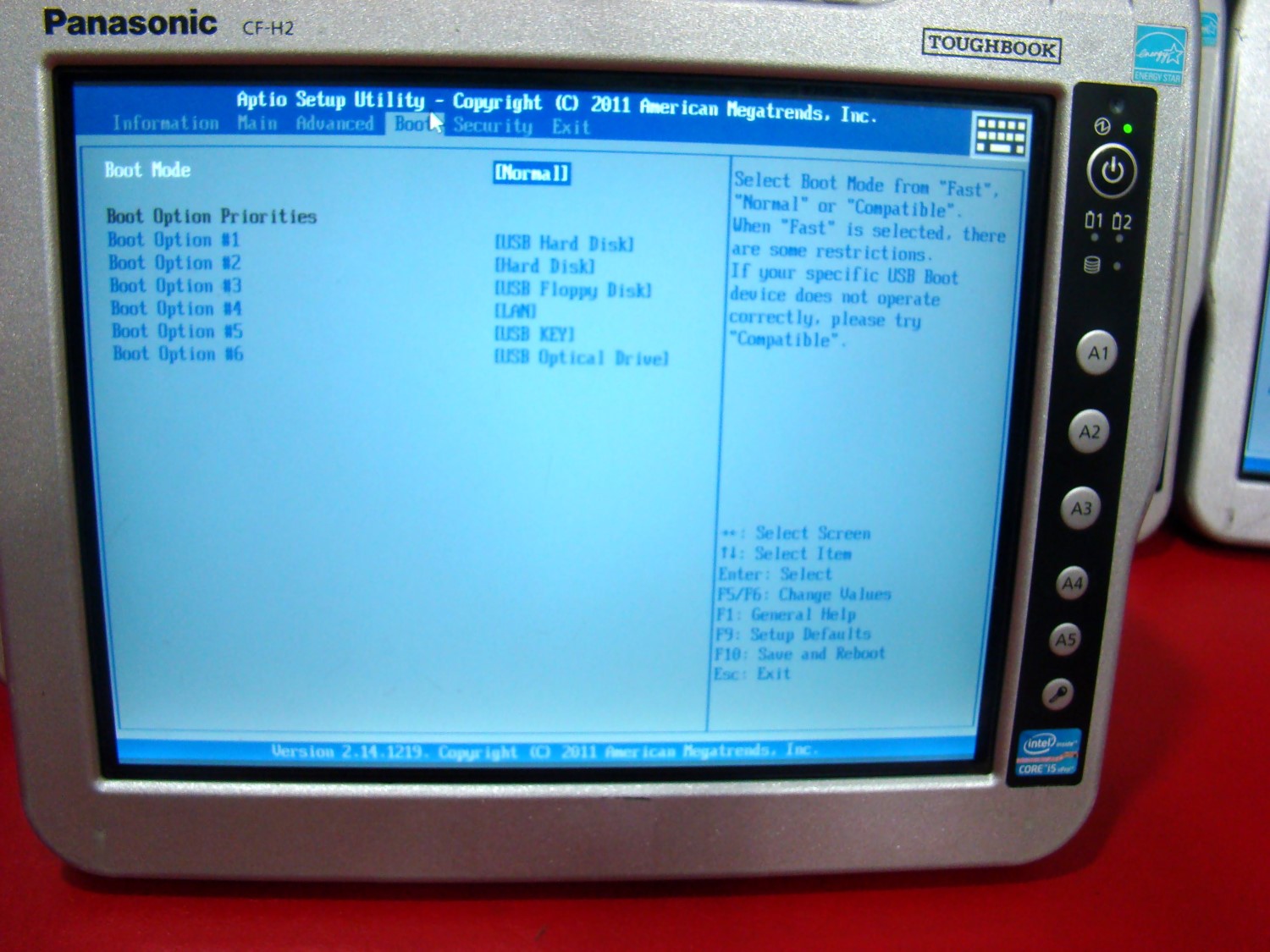 Panasonic CF-H2 i5 1.80GHz Win7 Touchscreen WIFI BlueTooth CF