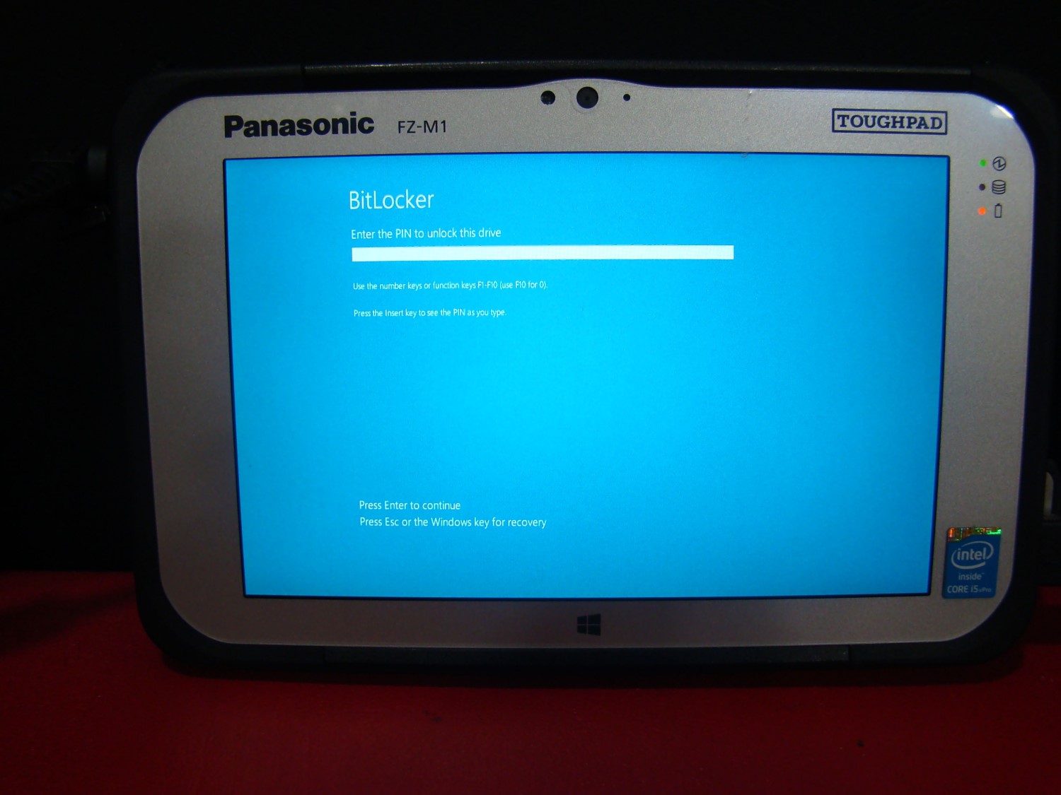 Panasonic Toughpad FZ-M1 i5 1.60GHz | 8GB RAM | 128GB SSD | Silver